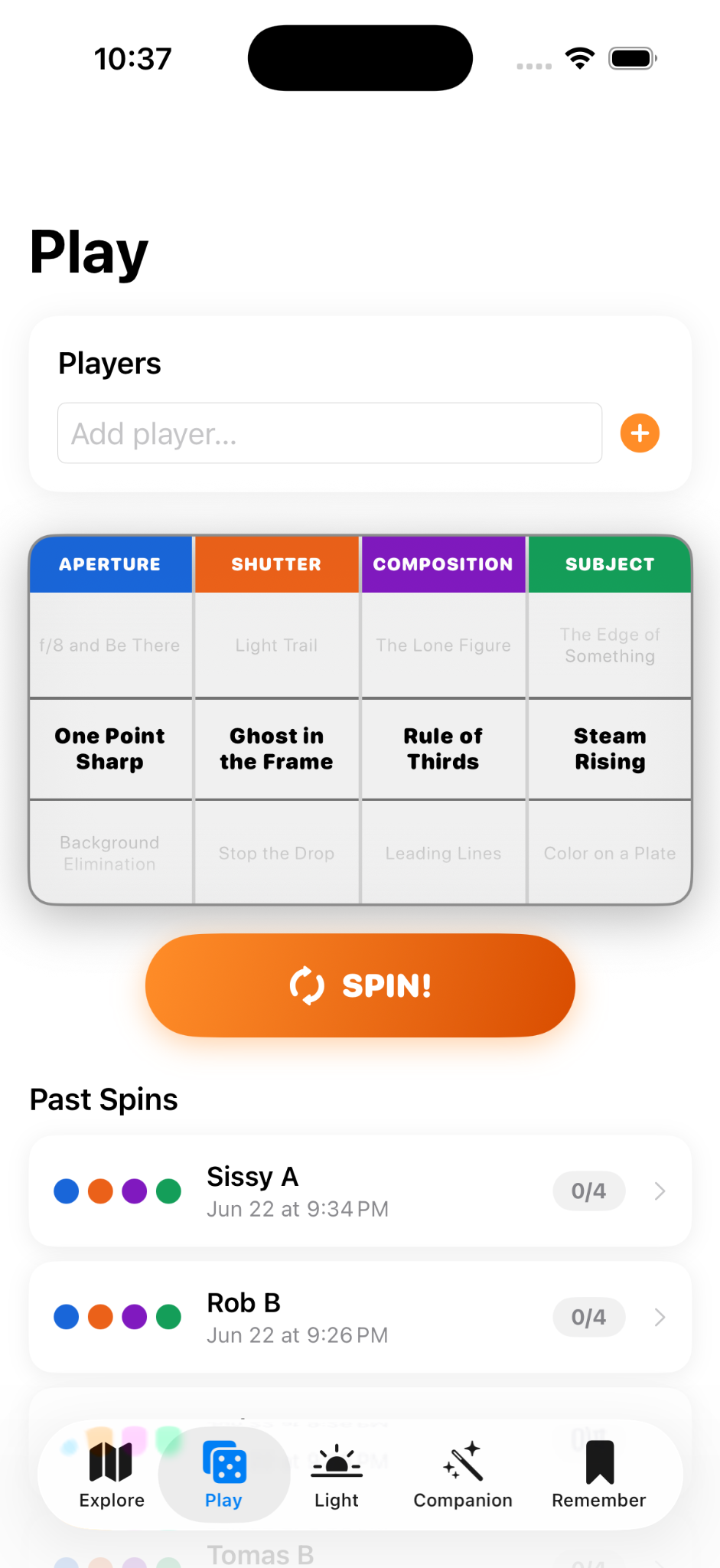 ROLUXi Play creative challenge wheel