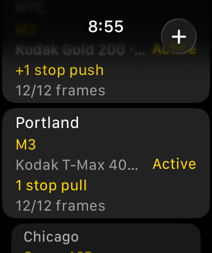 Watch frame grid